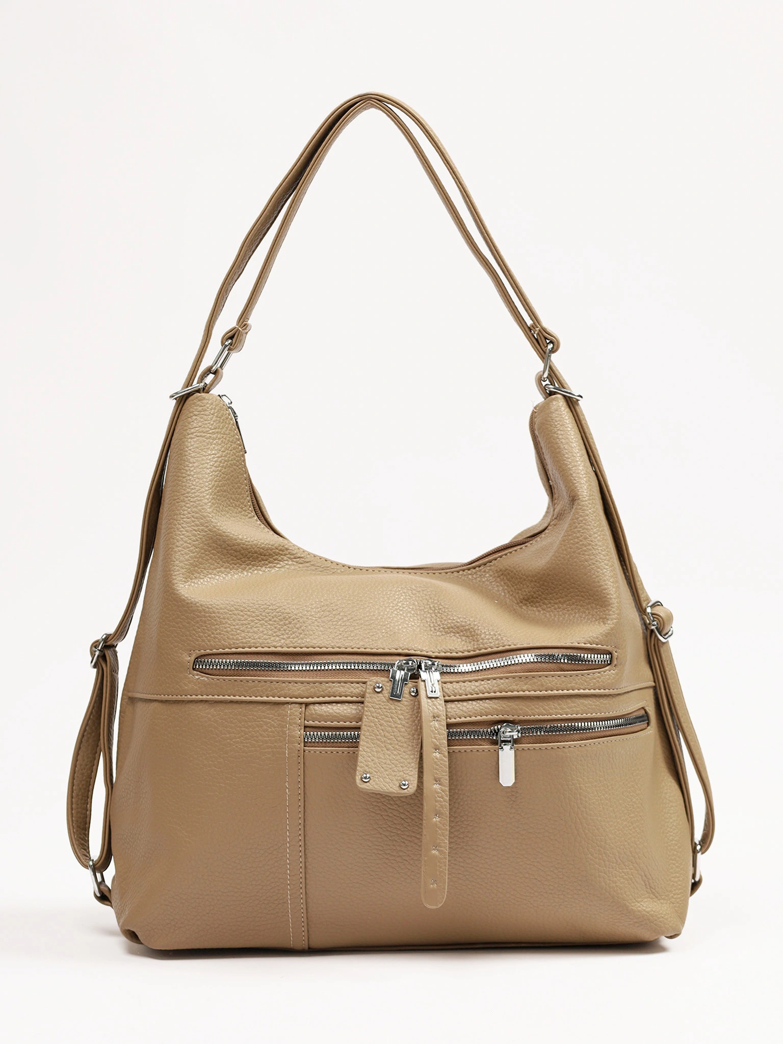 Сумка-шоппер с декоративными пуллерами в ассортименте